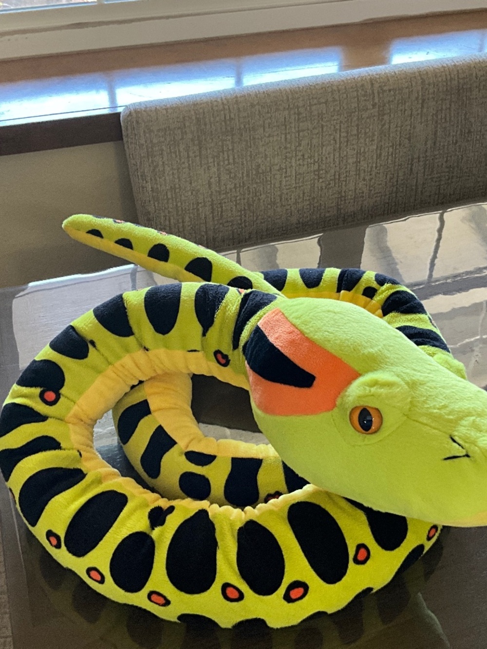 Stuffed Toy Snake, 9 ft long